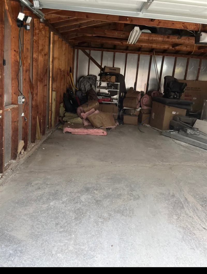 Garage cleanout in Chicago — after, swept and completely cleared garage